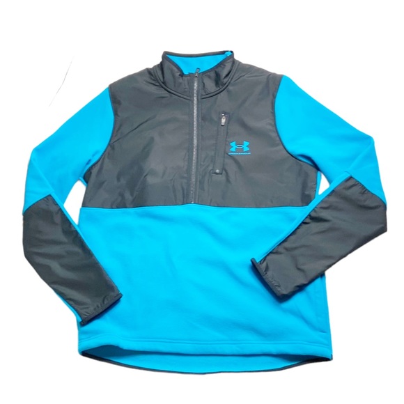 Under Armour Other - NWT Under Armour blue fleece half zip